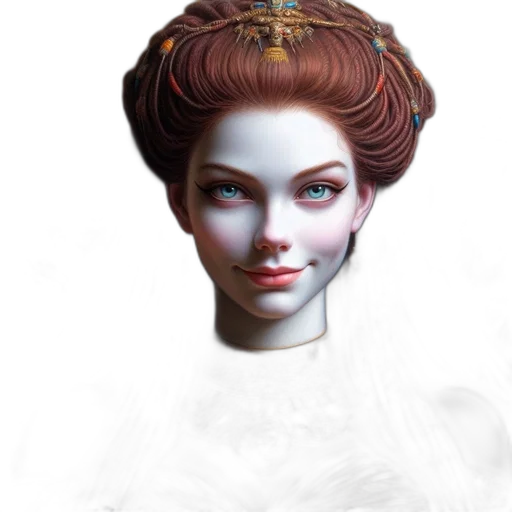 crown, face, mask, jewelry transparent PNG cut-out