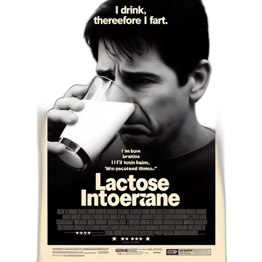 poster, comedy, film, lactose transparent PNG cut-out
