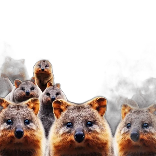 animal, photorealistic, concept art, 3d render transparent PNG cut-out