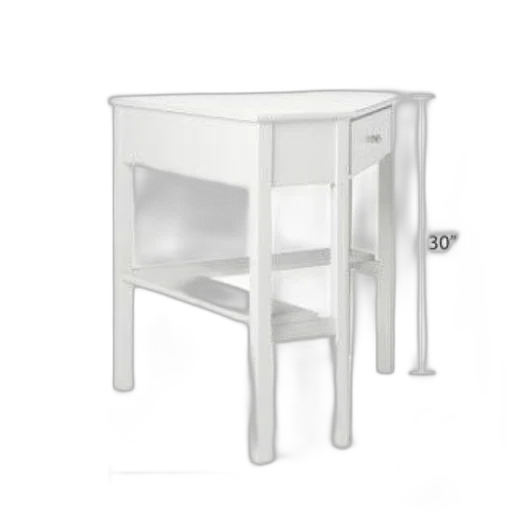 furniture, 3d render, photorealistic, white transparent PNG cut-out