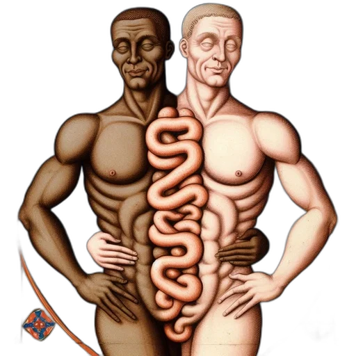 concept art, comic book art, two, male transparent PNG cut-out