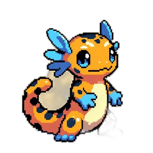 dragon, creature, staff, animal transparent PNG cut-out