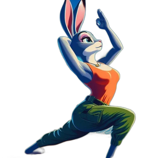 animal, concept art, cartoon, 3d render transparent PNG cut-out