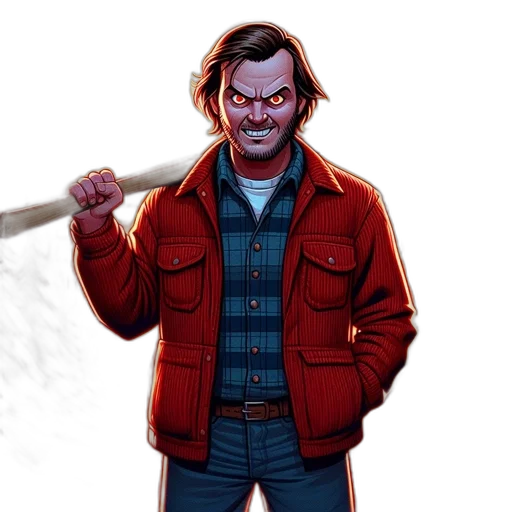 jacket, comic book art, concept art, cartoon transparent PNG cut-out