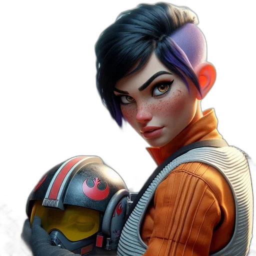 robot, face, staff, jacket transparent PNG cut-out