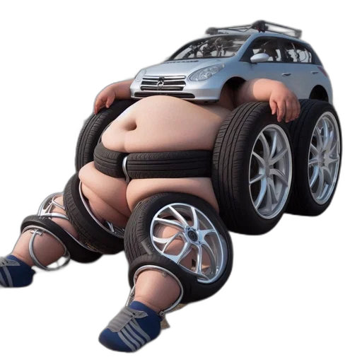 car, robot, creature, animal transparent PNG cut-out