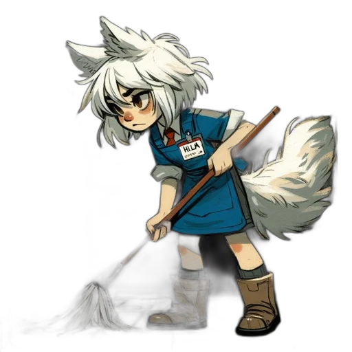 staff, weapon, animal, creature transparent PNG cut-out