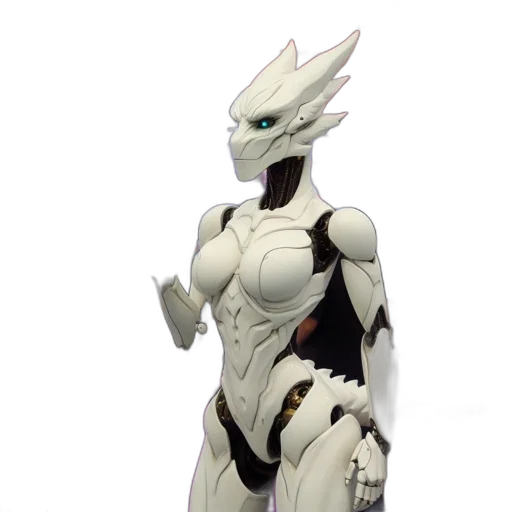 robot, dragon, creature, 3d render transparent PNG cut-out