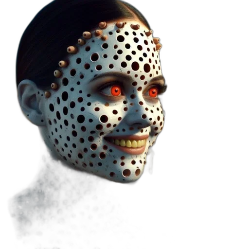 mask, face, robot, creature transparent PNG cut-out