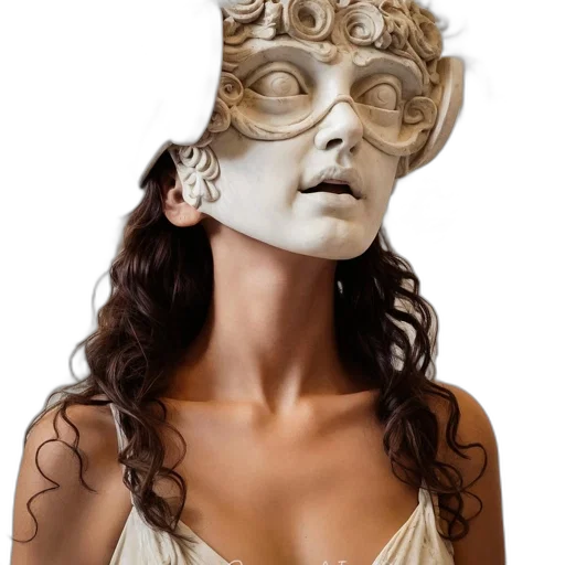 mask, jewelry, crown, face transparent PNG cut-out