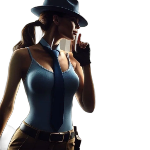 hat, staff, dress, weapon transparent PNG cut-out