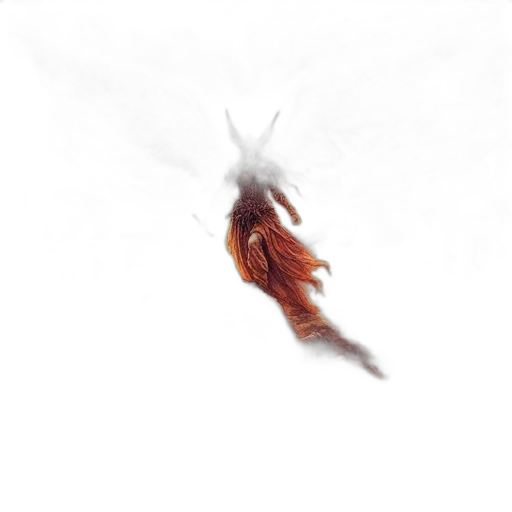 dragon, animal, creature, hair transparent PNG cut-out