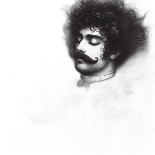 face, mask, hair, staff transparent PNG cut-out