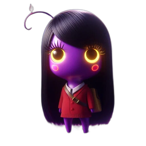 staff, creature, concept art, 3d render transparent PNG cut-out