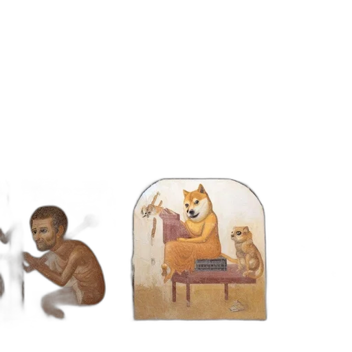 furniture, concept art, earth tones, anthropomorphic transparent PNG cut-out