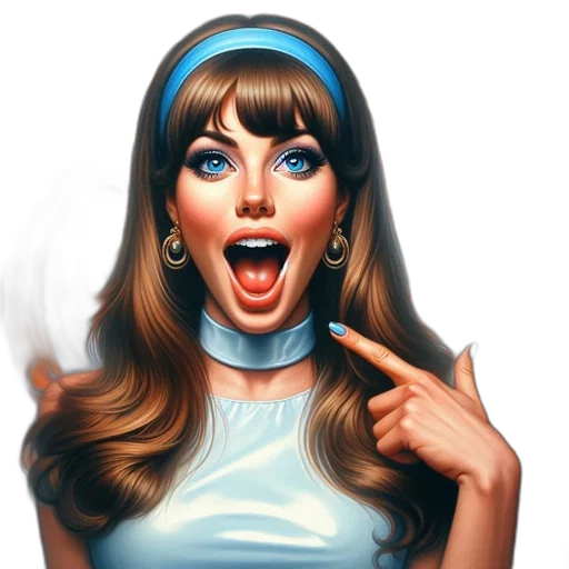 face, comic book art, photorealistic, fantasy art transparent PNG cut-out