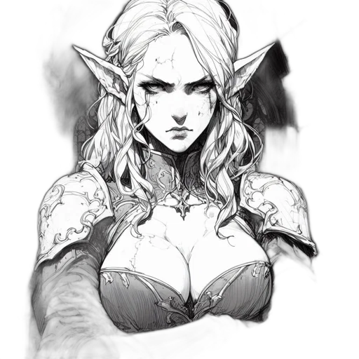 dragon, dress, face, fantasy art transparent PNG cut-out