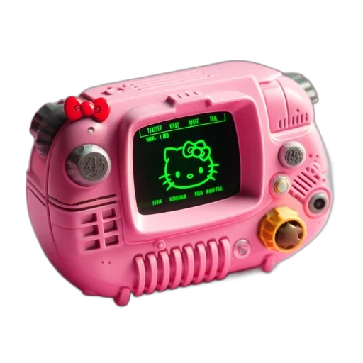 robot, weapon, cyberpunk, vaporwave transparent PNG cut-out