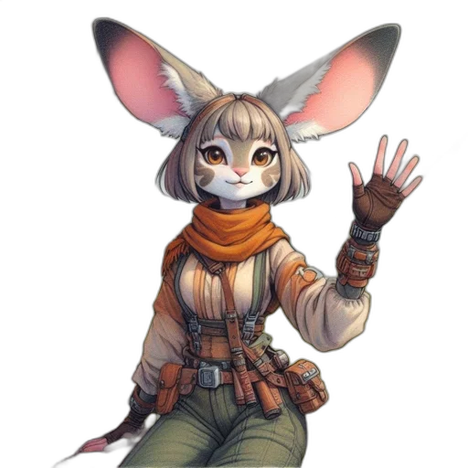 staff, animal, jacket, weapon transparent PNG cut-out