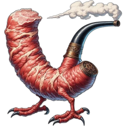 dragon, animal, creature, staff transparent PNG cut-out
