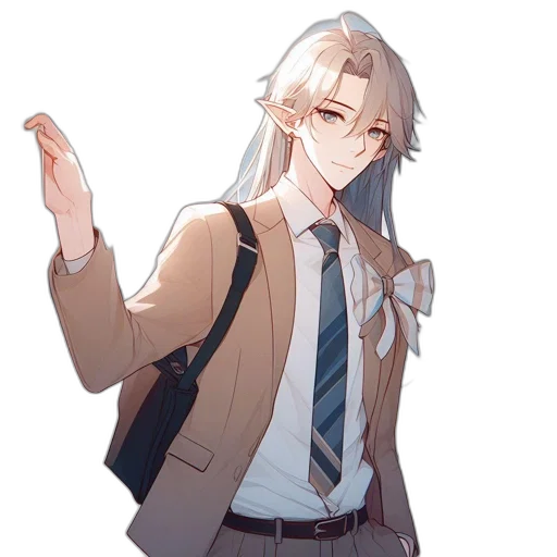 staff, creature, pixel art, anime transparent PNG cut-out