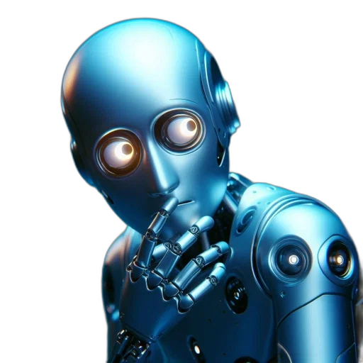 robot, cyberpunk, 3d render, concept art transparent PNG cut-out