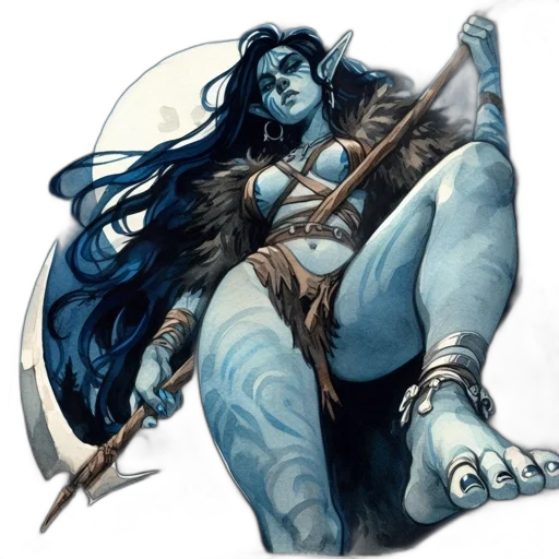 staff, fantasy art, comic book art, concept art transparent PNG cut-out