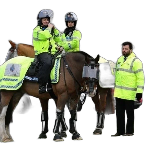 staff, jacket, two, police transparent PNG cut-out