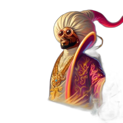 crown, staff, mask, face transparent PNG cut-out