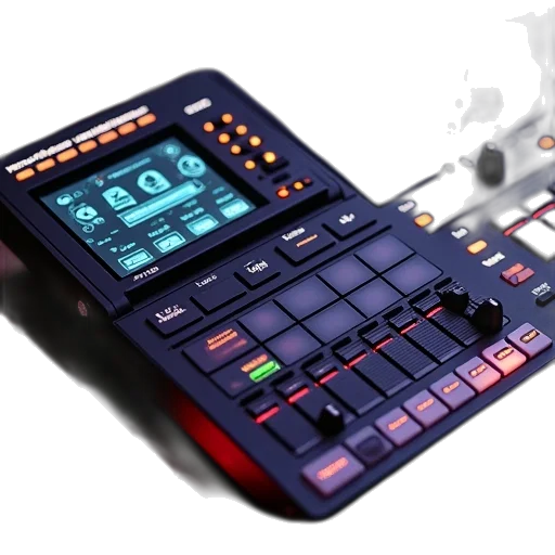 cyberpunk, vaporwave, native, audio transparent PNG cut-out