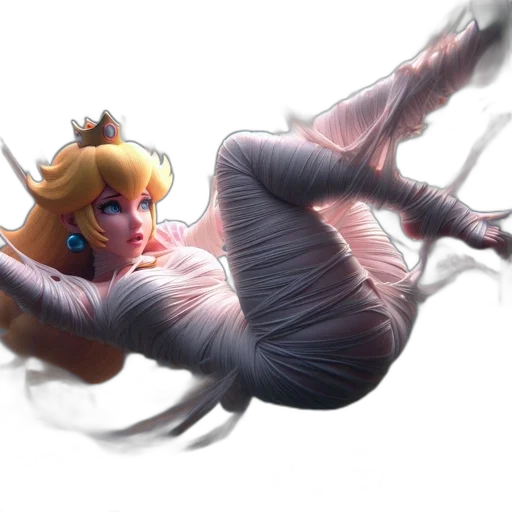 dress, creature, weapon, hair transparent PNG cut-out