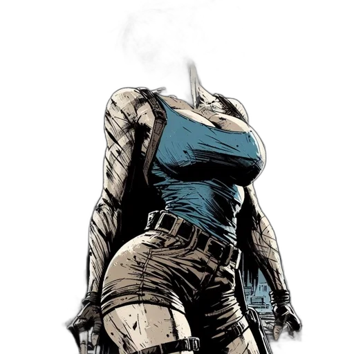 robot, mask, jacket, dress transparent PNG cut-out