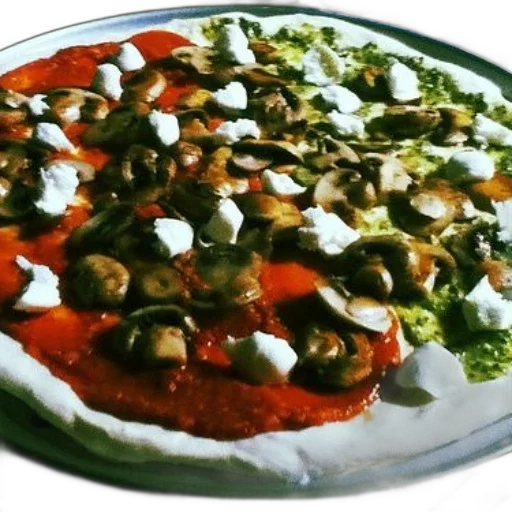 food, 3d render, photorealistic, pizza transparent PNG cut-out