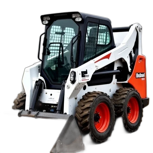 weapon, bobcat, skid, steer transparent PNG cut-out