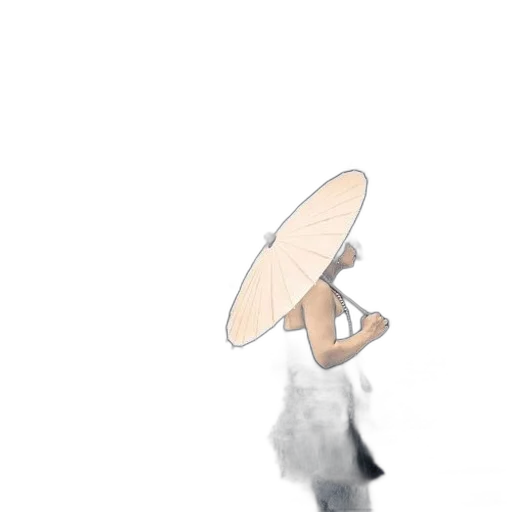 hat, dress, umbrella, creature transparent PNG cut-out