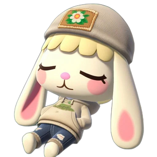 hat, staff, animal, 3d render transparent PNG cut-out