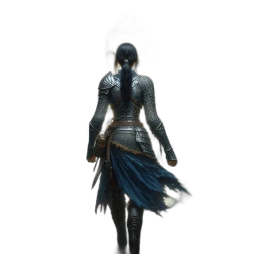 sword, staff, mask, dress transparent PNG cut-out