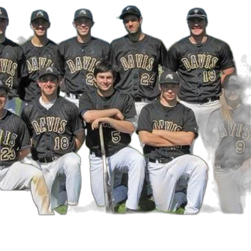 staff, baseball, team, davis transparent PNG cut-out