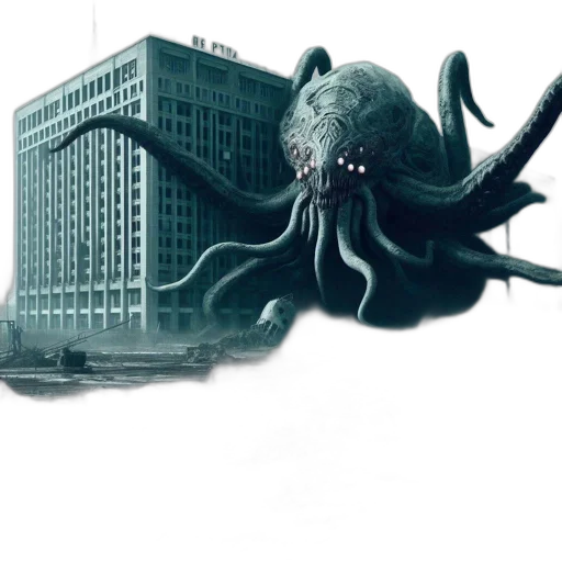 creature, building, animal, concept art transparent PNG cut-out