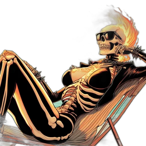 comic book art, concept art, cyberpunk, golden transparent PNG cut-out