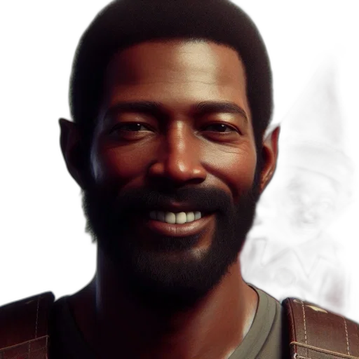 face, staff, concept art, photorealistic transparent PNG cut-out