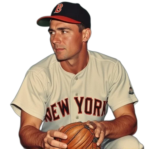 bill, bruton, 1953, bowman transparent PNG cut-out