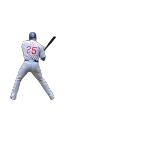 baseball, player, number, his transparent PNG cut-out