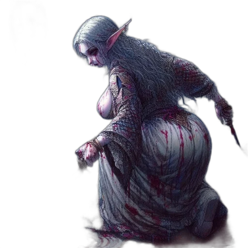 dress, creature, animal, concept art transparent PNG cut-out
