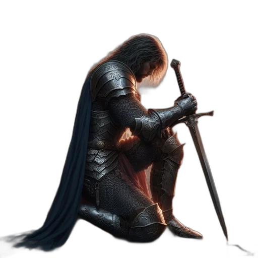 sword, concept art, fantasy art, comic book art transparent PNG cut-out