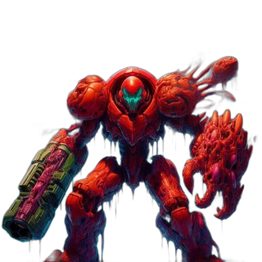 robot, weapon, creature, concept art transparent PNG cut-out
