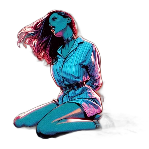 dress, jacket, hair, face transparent PNG cut-out