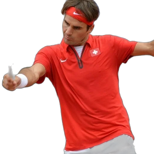 staff, tennis, player, red transparent PNG cut-out