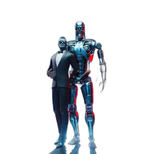 robot, weapon, concept art, comic book art transparent PNG cut-out