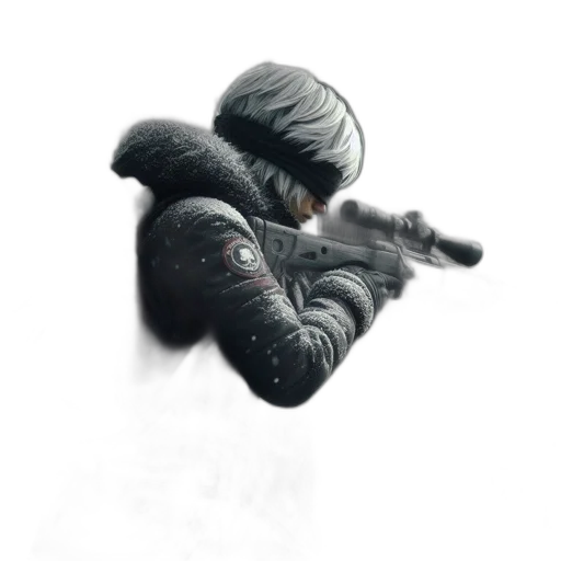 weapon, jacket, mask, face transparent PNG cut-out